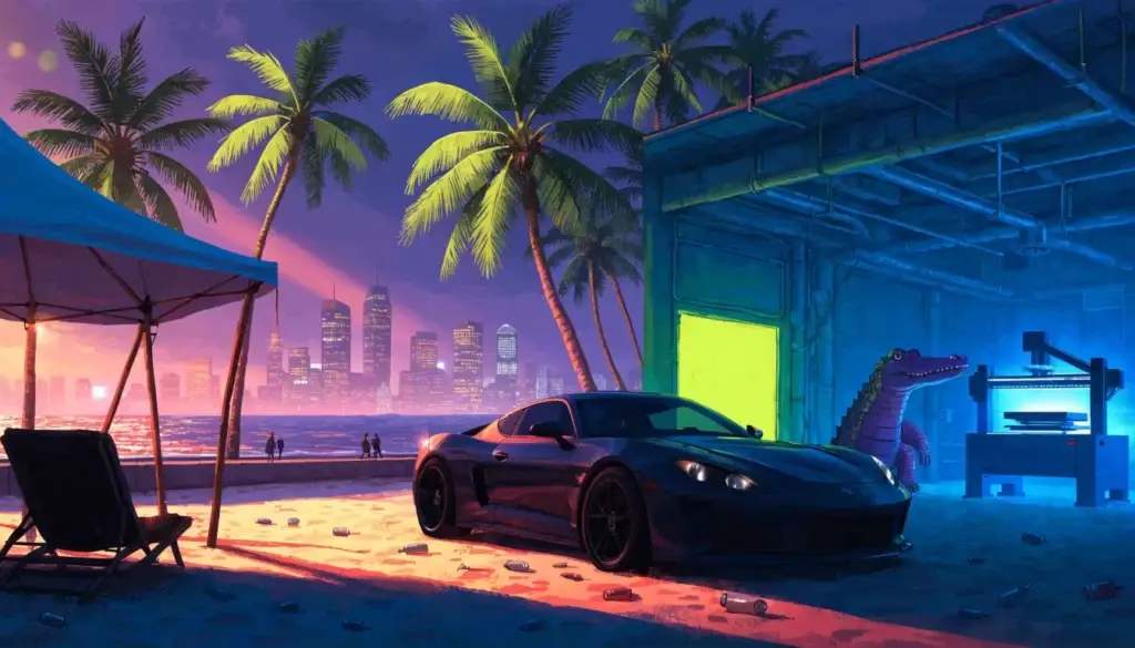 Фанаты GTA 6 напечатали Макки-аллигатора на 3D-принтере раньше, чем вышел набор — иллюстрация