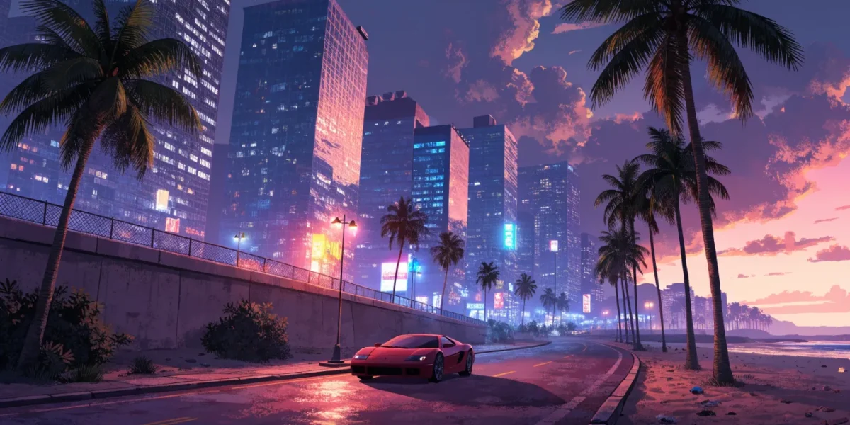 GTA 6: новый скриншот и арт с Джейсоном и Лусией к запуску трейлера