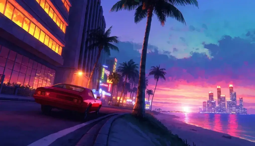 GTA 6: новый скриншот и арт с Джейсоном и Лусией к запуску трейлера — иллюстрация