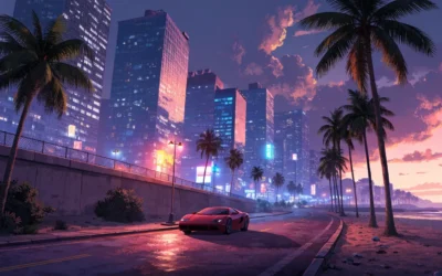 GTA 6: новый скриншот и арт с Джейсоном и Лусией к запуску трейлера