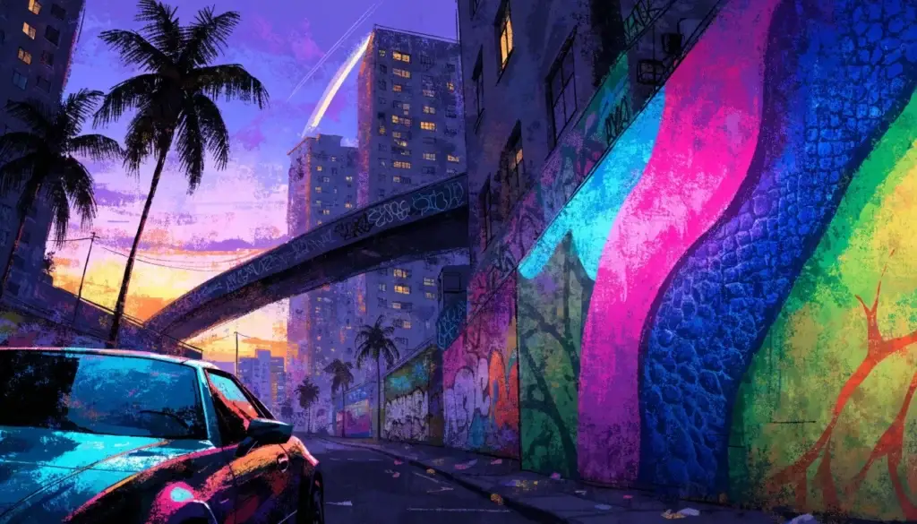 Мерч GTA 6 и муралы Wynwood Walls: художники из игры вышли в реальный Майами — иллюстрация