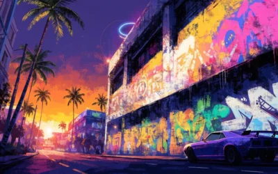 Мерч GTA 6 и муралы Wynwood Walls: художники из игры вышли в реальный Майами