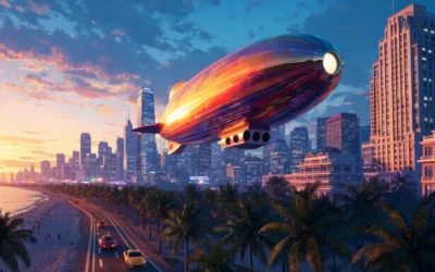 Дирижабль Goodyear в ливрее GTA 6 отправился в Майами
