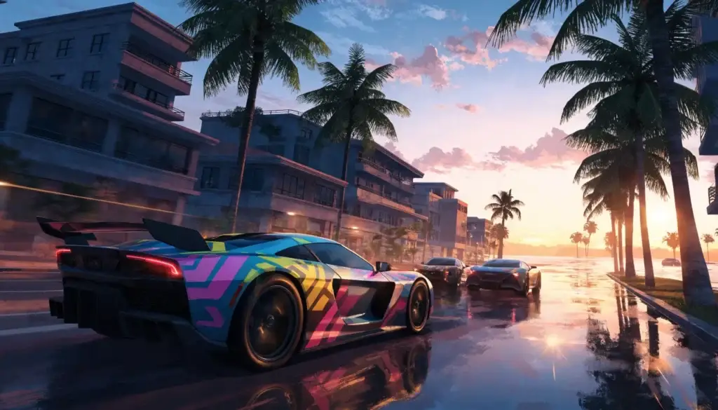 В Майами по улицам ездят реальные машины из GTA 6 — иллюстрация